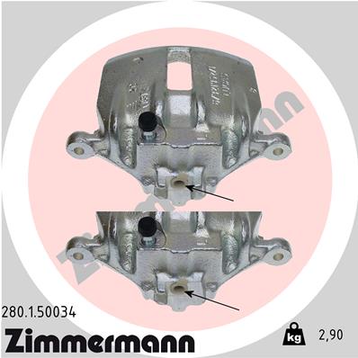 ZIMMERMANN 280.1.50034 Pinza freno