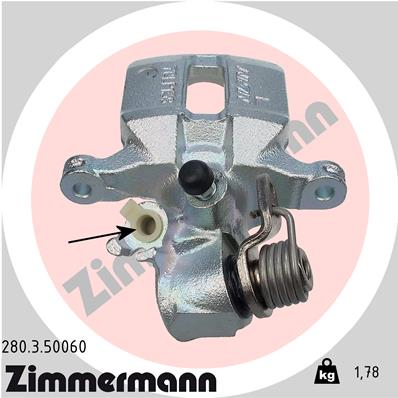 ZIMMERMANN 280.3.50060 Pinza freno