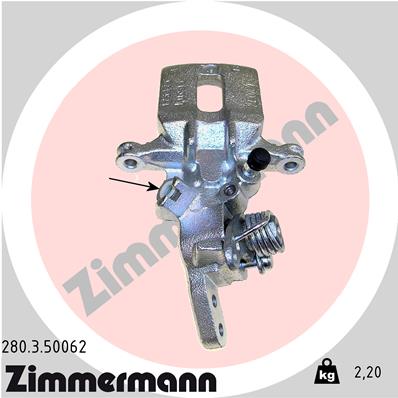 ZIMMERMANN 280.3.50062 Pinza freno