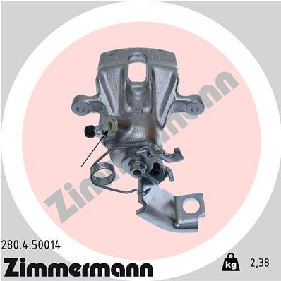 ZIMMERMANN 280.4.50014 Pinza freno