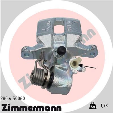 ZIMMERMANN 280.4.50060 Pinza freno