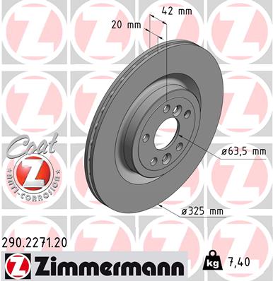 ZIMMERMANN 290.2271.20 Discofreno