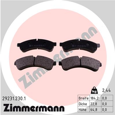 ZIMMERMANN 29231.230.1 Kit...