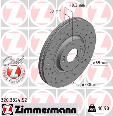 ZIMMERMANN 320.3824.52 Discofreno