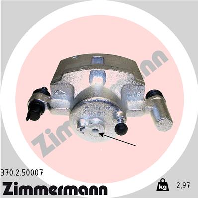 ZIMMERMANN 370.2.50007 Pinza freno-Pinza freno-Ricambi Euro