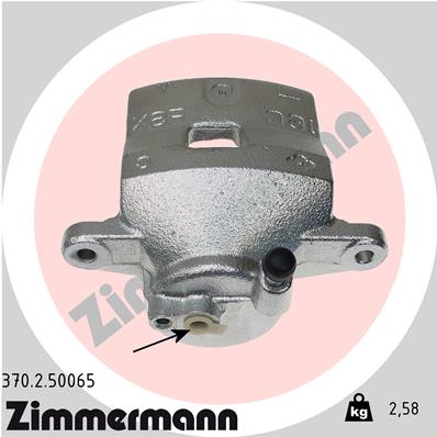 ZIMMERMANN 370.2.50065 Pinza freno-Pinza freno-Ricambi Euro