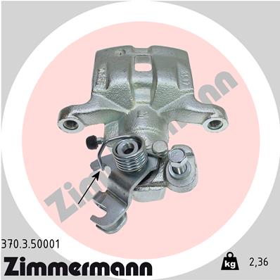 ZIMMERMANN 370.3.50001 Pinza freno