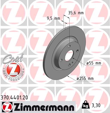 ZIMMERMANN 370.4401.20 Discofreno