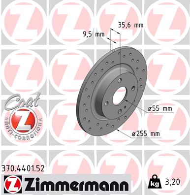 ZIMMERMANN 370.4401.52 Discofreno