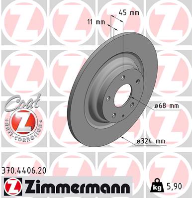 ZIMMERMANN 370.4406.20 Discofreno