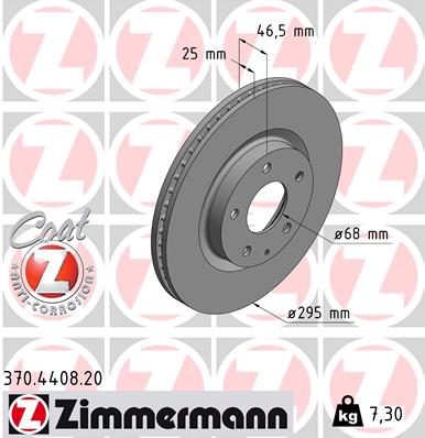 ZIMMERMANN 370.4408.20 Discofreno