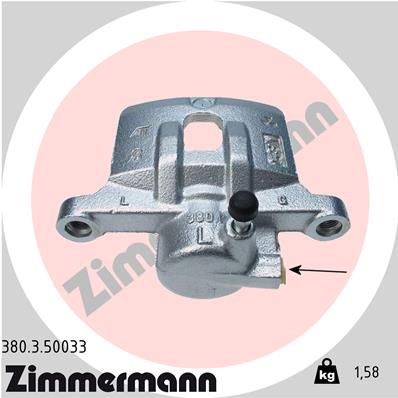 ZIMMERMANN 380.3.50033 Pinza freno-Pinza freno-Ricambi Euro