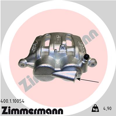 ZIMMERMANN 400.1.10054 Pinza freno-Pinza freno-Ricambi Euro