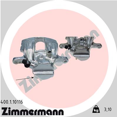 ZIMMERMANN 400.1.10116 Pinza freno