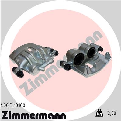 ZIMMERMANN 400.3.10100 Pinza freno-Pinza freno-Ricambi Euro