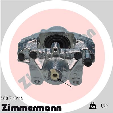 ZIMMERMANN 400.3.10114 Pinza freno