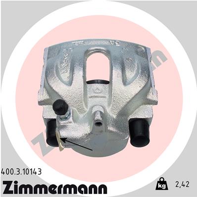 ZIMMERMANN 400.3.10143 Pinza freno-Pinza freno-Ricambi Euro