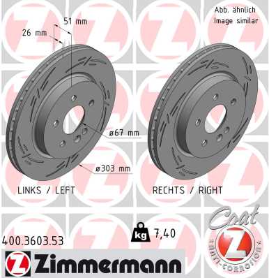 ZIMMERMANN 400.3603.53 Discofreno