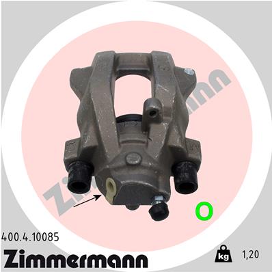 ZIMMERMANN 400.4.10085 Pinza freno