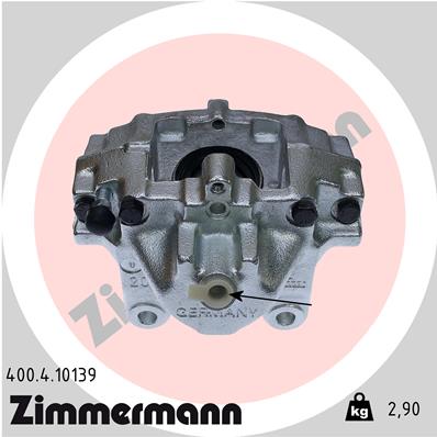 ZIMMERMANN 400.4.10139 Pinza freno