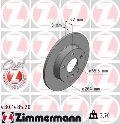 ZIMMERMANN 430.1485.20 Discofreno