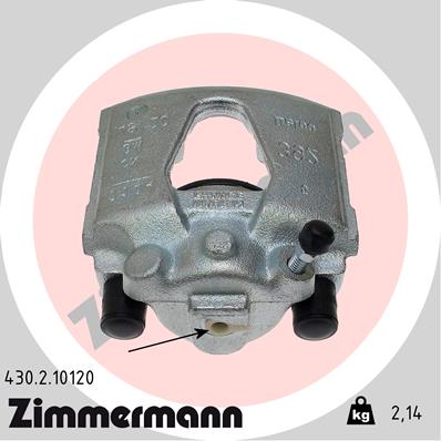 ZIMMERMANN 430.2.10120 Pinza freno-Pinza freno-Ricambi Euro