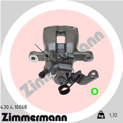 ZIMMERMANN 430.4.10068 Pinza freno-Pinza freno-Ricambi Euro