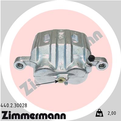 ZIMMERMANN 440.2.30028 Pinza freno-Pinza freno-Ricambi Euro