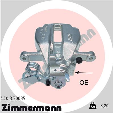 ZIMMERMANN 440.3.30035 Pinza freno