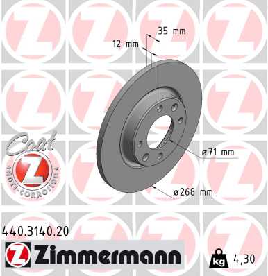 ZIMMERMANN 440.3140.20 COAT...