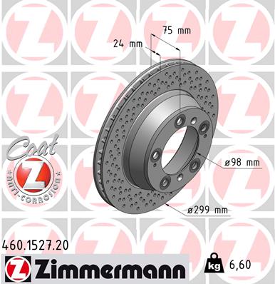 ZIMMERMANN 460.1527.20 Discofreno