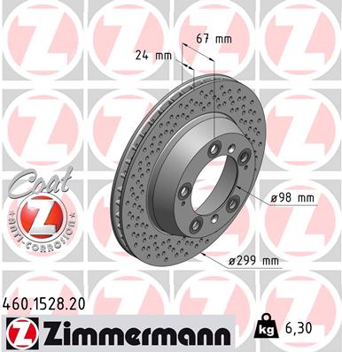 ZIMMERMANN 460.1528.20 Discofreno