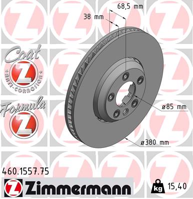 ZIMMERMANN 460.1557.75 Discofreno