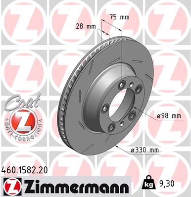 ZIMMERMANN 460.1582.20 Discofreno