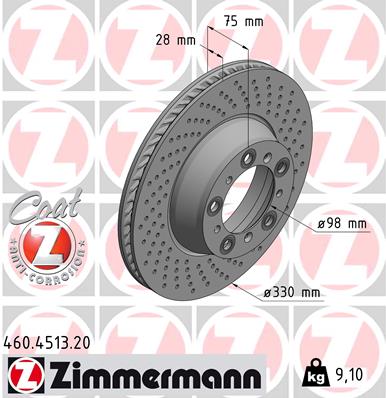 ZIMMERMANN 460.4513.20 Discofreno