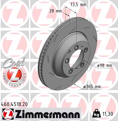 ZIMMERMANN 460.4518.20 Discofreno