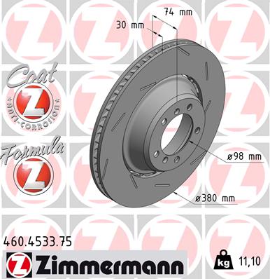 ZIMMERMANN 460.4533.75 Discofreno