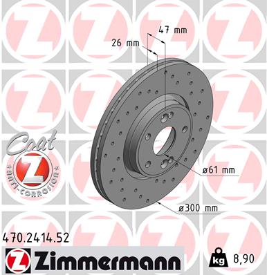 ZIMMERMANN 470.2414.52 Discofreno