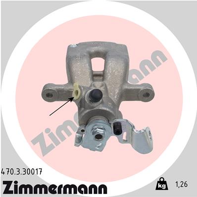 ZIMMERMANN 470.3.30017 Pinza freno