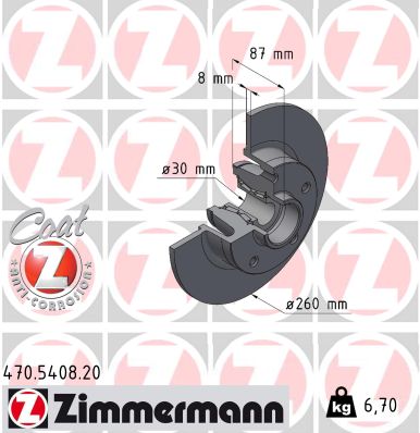 ZIMMERMANN 470.5408.20 COAT...