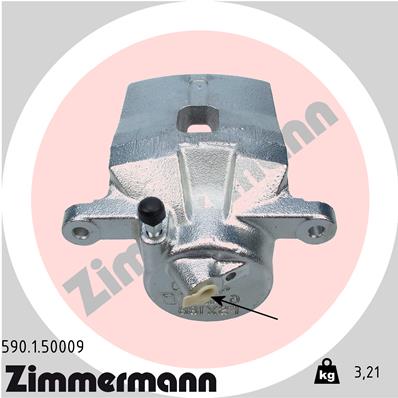 ZIMMERMANN 590.1.50009 Pinza freno-Pinza freno-Ricambi Euro