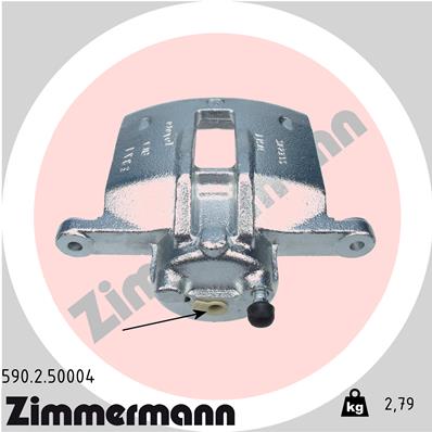 ZIMMERMANN 590.2.50004 Pinza freno-Pinza freno-Ricambi Euro