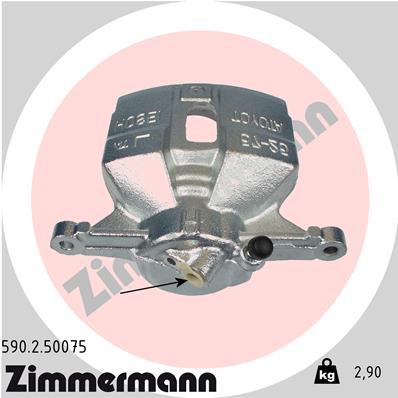 ZIMMERMANN 590.2.50075 Pinza freno