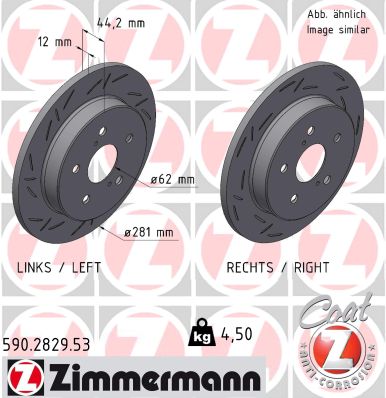 ZIMMERMANN 590.2829.53 Discofreno