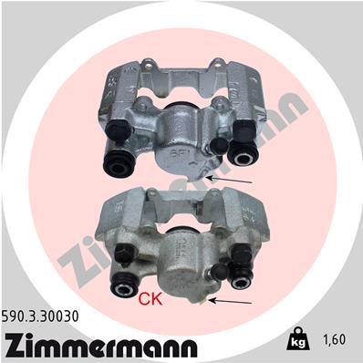 ZIMMERMANN 590.3.30030 Pinza freno