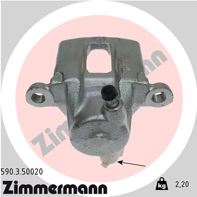 ZIMMERMANN 590.3.50020 Pinza freno