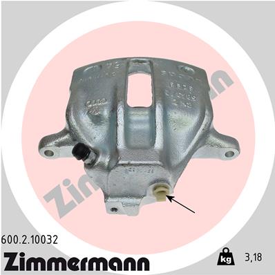 ZIMMERMANN 600.2.10032 Pinza freno-Pinza freno-Ricambi Euro