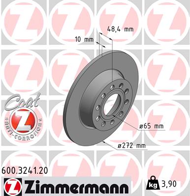 ZIMMERMANN 600.3241.20 Discofreno-Discofreno-Ricambi Euro