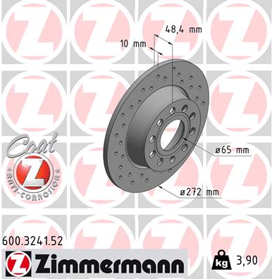 ZIMMERMANN 600.3241.52 Discofreno