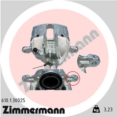 ZIMMERMANN 610.1.30025 Pinza freno